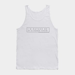 Horse Show Girl Tank Top